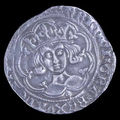 Lot 366 - A Henry VI Leaf-Mascle hammered silver...