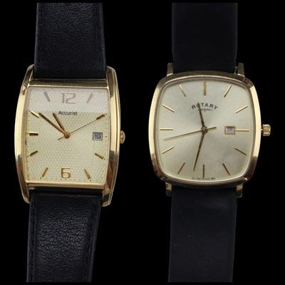 Lot 1447 - Late 20th Century Accurist and rolled-gold...