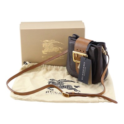 Lot 802 - A Burberry Prorsum leather crossbody square...