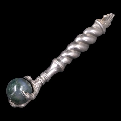 Lot 1167 - A late 19th Century ball-and-claw, in polished...