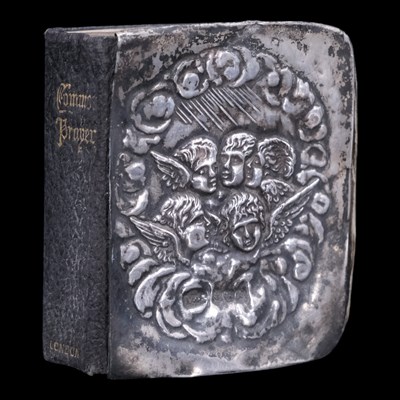 Lot 1070 - An Edwardian silver-mounted pocket "Book of...