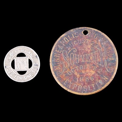 Lot 398 - A US 1886 Minneapolis Industrial Exposition...