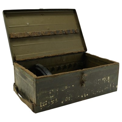 Lot 254 - A Second World War Bren machine gun magazine...