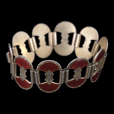 Lot 1197 - A mid 20th Century Norwegian enamelled...