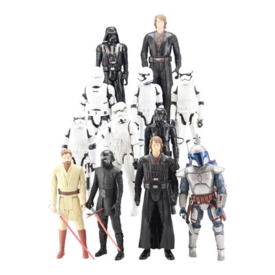 Lot 697 - A group of Star Wars action figures, including...