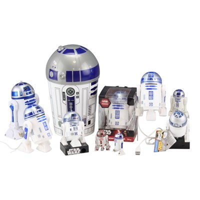 Lot 700 - A group of Star Wars R2-D2 models and...