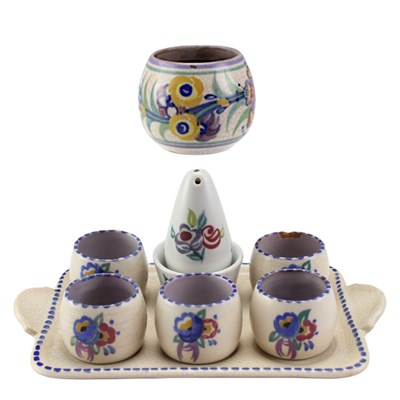 Lot 999 - A Carter Stabler Adams period Poole pottery...