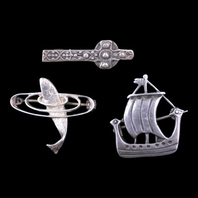 Lot 1241 - Two mid 20th Century Scottish Celtic Art...