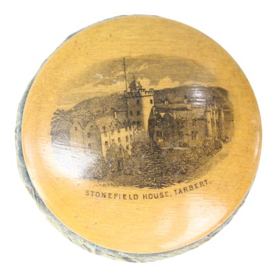 Lot 785 - [Pincushion] A late-Victorian Mauchline Ware...
