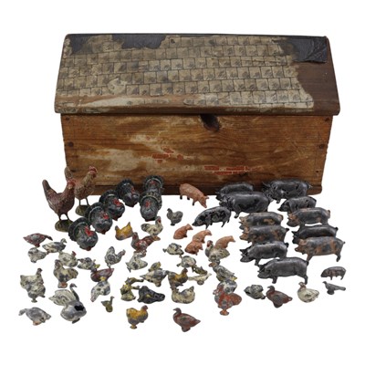 Lot 745 - An uncommonly extensive Britains diecast farm...