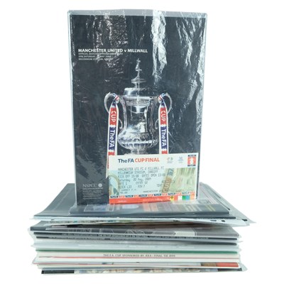 Lot 558 - A group of Football Cup Final matchday...