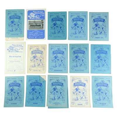 Lot 560 - A group of 1950s Millwall Football Club...