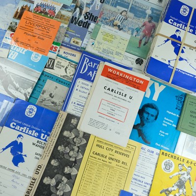 Lot 562 - A group of 1950s and later Carlisle United...