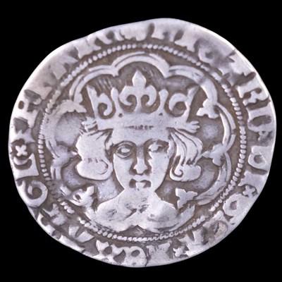 Lot 372 - A Richard III halved sun and rose hammered...
