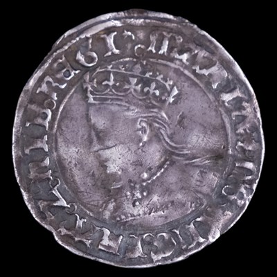Lot 378 - A Queen Mary hammered silver groat coin, ref:...