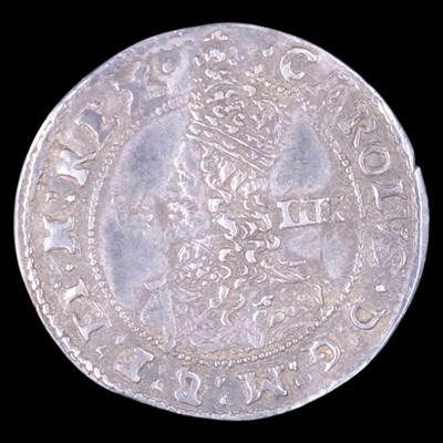 Lot 383 - A Charles I Oxford mint silver groat coin, ref:...