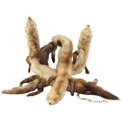 Lot 818 - Three vintage mink fur stoles, circa 1930s