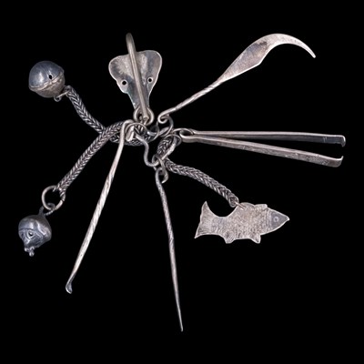 Lot 1118 - A late 19th / early 20th Century silver...