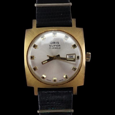 Lot 1453 - A 1960s Oris Super wristwatch, having a...
