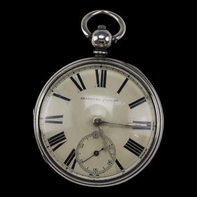 Lot 1468 - A Victorian silver pocket watch by H Lubman of...