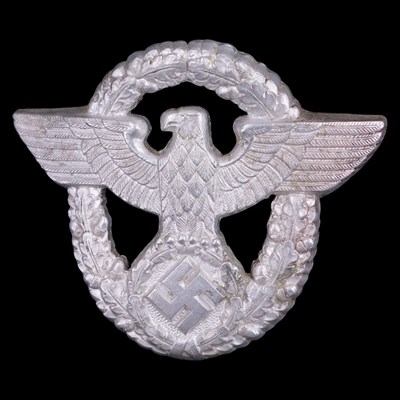 Lot 62 - A German Third Reich police cap...