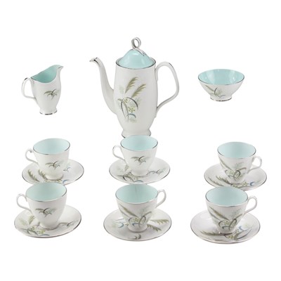Lot 1010 - A Royal Albert "Festival" coffee set for six