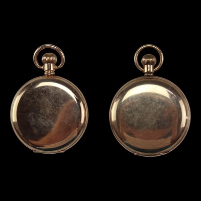 Lot 1472 - Two early 20th Century Waltham rolled-gold...