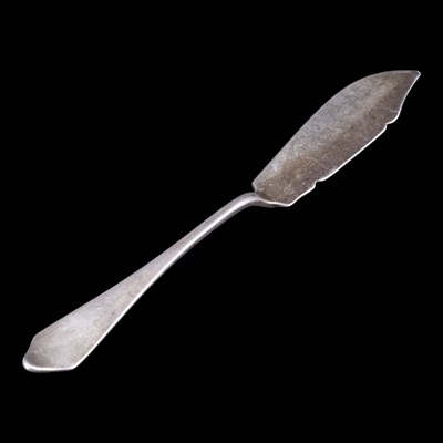 Lot 1133 - A late Victorian silver dog-nose pattern...