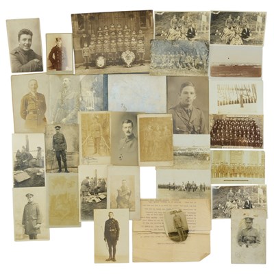 Lot 165 - A group of Great War and earlier portrait and...