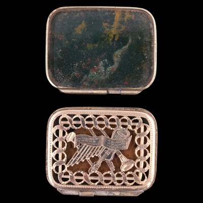 Lot 1352 - A late Georgian / early Victorian bloodstone...