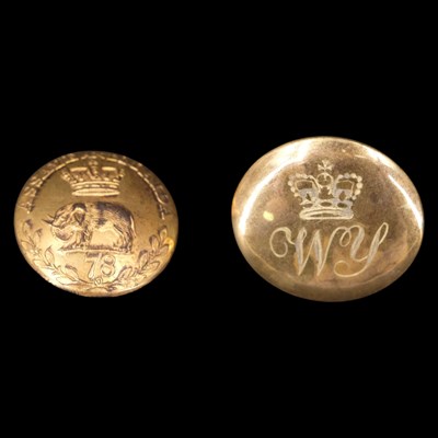 Lot 50 - Georgian Warwickshire Yeomanry and 78th...
