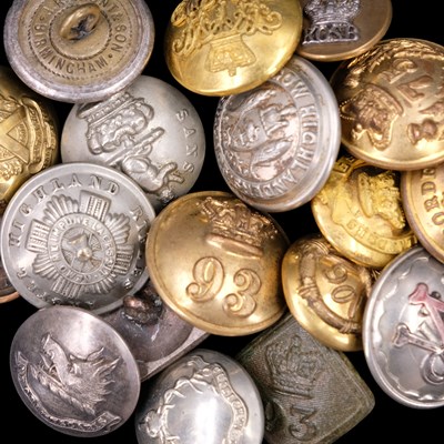 Lot 52 - A collection of Victorian Scottish military...