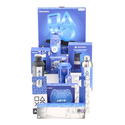 Lot 757 - A group of PlayStation collectables, including...