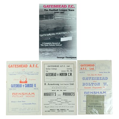 Lot 567 - Three Gateshead AFC football matchday...