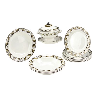 Lot 985 - A group of early 19th Century creamware...
