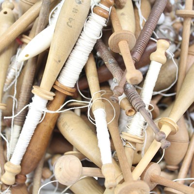 Lot 790 - A large group of vintage lacemakers' turned...