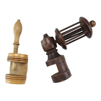 Lot 791 - A 19th Century sewing clamp, together with a...