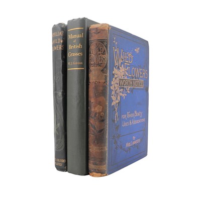 Lot 319 - A small group of Victorian books on flowers...