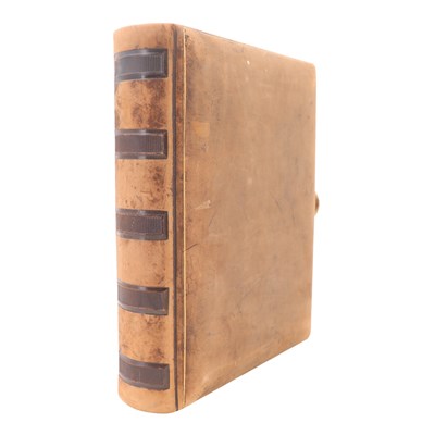 Lot 346 - A Victorian cartes de visite album,...