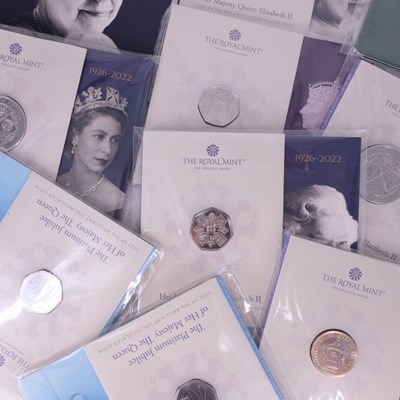 Lot 405 - A group of Royal Mint UK BUNC coin packs