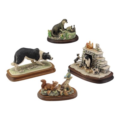 Lot 1035 - A group of Border Fine Arts figurines,...