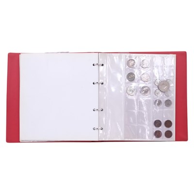 Lot 392 - A folder of GB and world coins