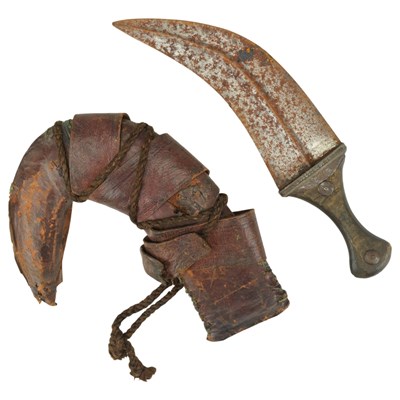 Lot 249 - A horn-handled jambiya dagger, Yemen, late...