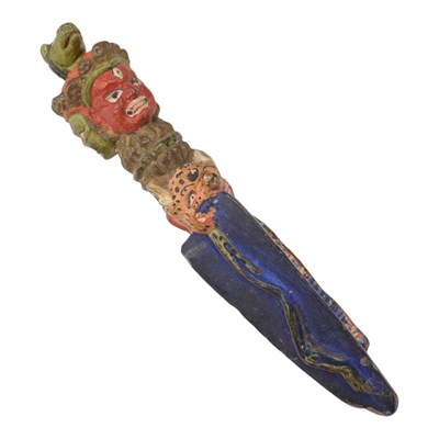Lot 958 - An Indo-Tibetal Buddhist ritual carved and...