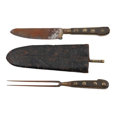Lot 875 - An early 19th Century trousse, comprising a...