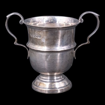 Lot 1080 - A small early 20th Century silver two-handled...