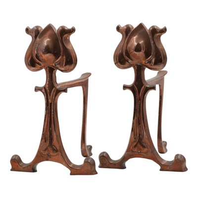 Lot 867 - A pair of late Victorian / early 20th Century...