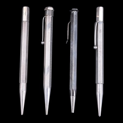 Lot 1152 - Four mid 20th Century silver / Sterling white...