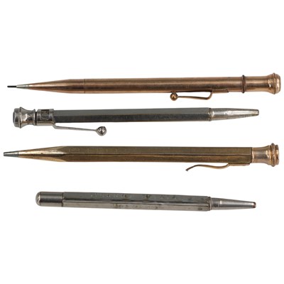 Lot 469 - Four vintage propelling pencils, comprising...
