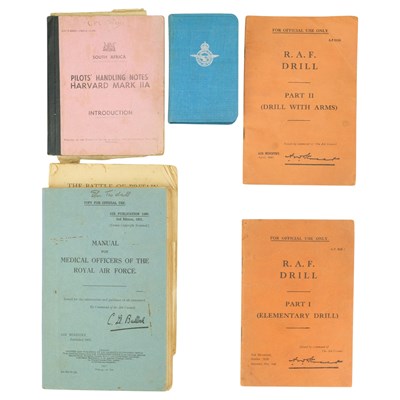 Lot 168 - Four Second World War RAF and SAAF manuals and...